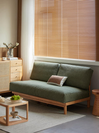 oak frame anzio armless design