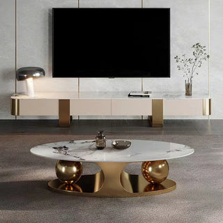 olida coffee table sintered stone top