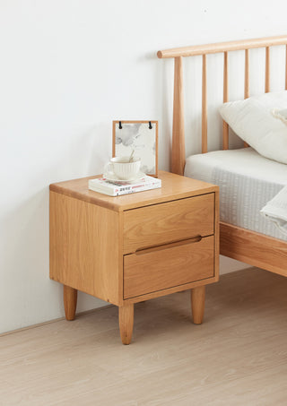 orbet luxury oak bedside table
