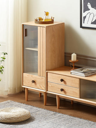 palermo cabinet contemporary rounded style