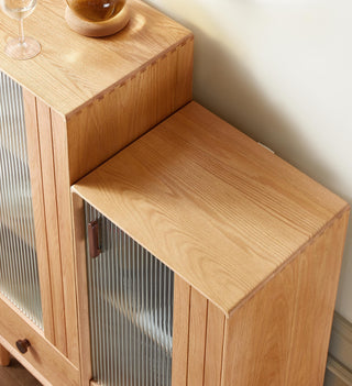 palermo modern side cabinet top view