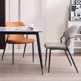 plush deka cushioned dining seating