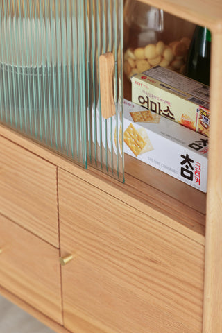 practical leon buffet cabinet one door