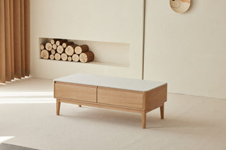 premium solid wood coffee chantal