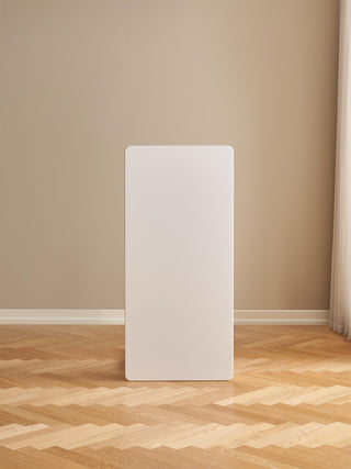 pure white cleo study table