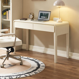 quinn stylish white study desk setup