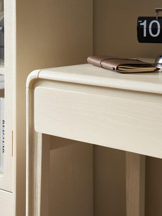 quinn white desk for efficient study space