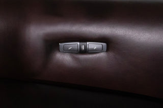rachel recliner brown adjustable l shaped couch