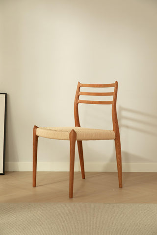 rafael cherry wood dining chair