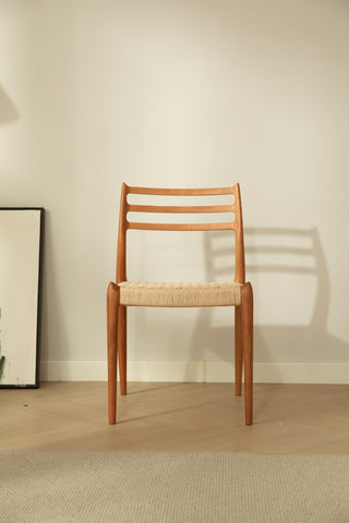 rafael dining chair cherry wood frame