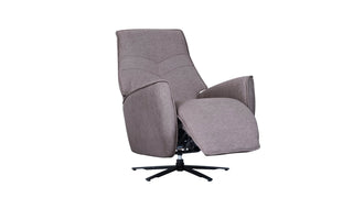 raine electric reclining fabric armchair