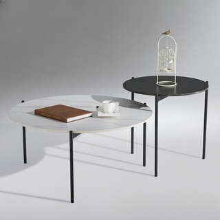 ravia circle coffee table