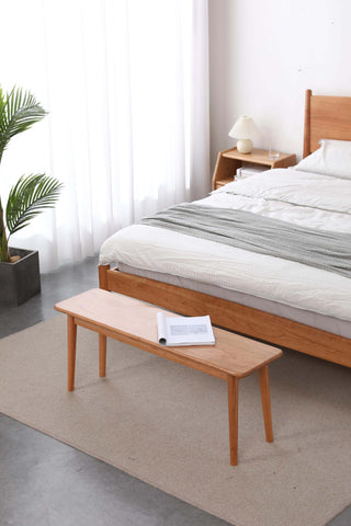 renato bench cherry wood living space