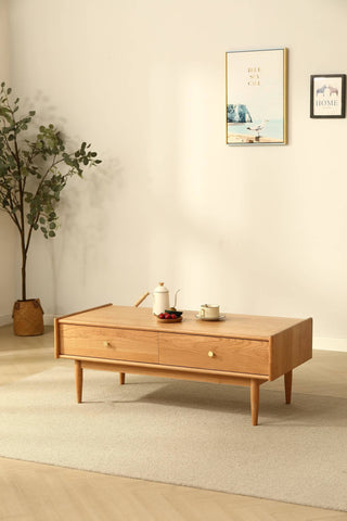 rio cherry wood coffee table