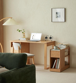 rivo side table one drawer usb charging