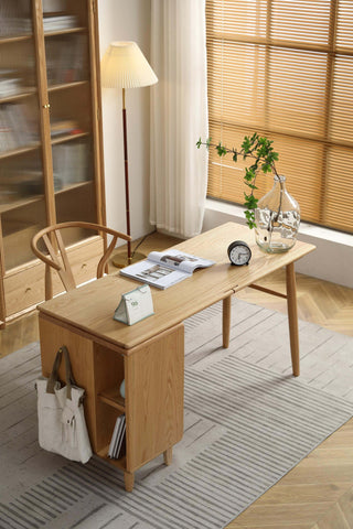 rocco solid wood study desk