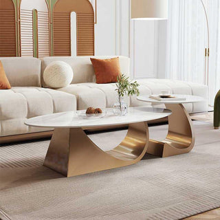 roma oval coffee table