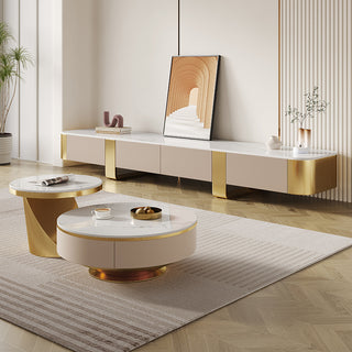 rosalie sintered stone tv console designer