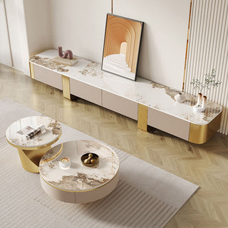 rosalie stylish circular coffee table