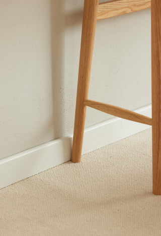 sage solid wood study table attention to detail