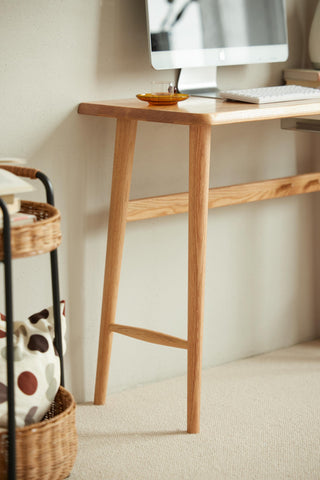 sage solid wood study table ergonomic design