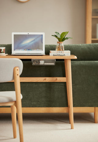 sage solid wood study table functional