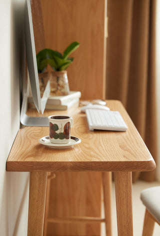 sage solid wood study table oak wood