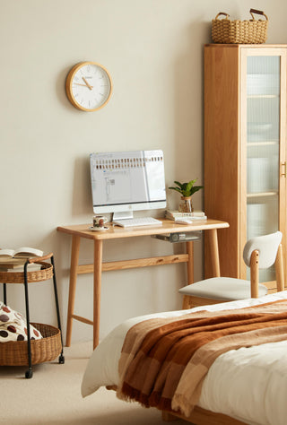 sage solid wood study table practical
