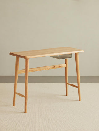 sage solid wood study table sleek