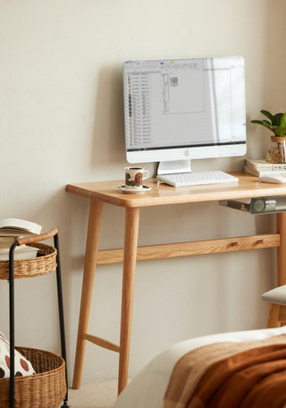 sage solid wood study table sophisticated