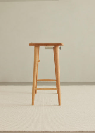 sage solid wood study table stylish
