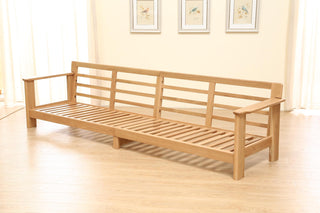 scandinavian elm sofa 1 seater