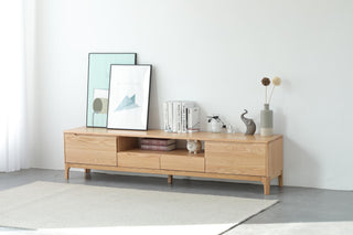 scandinavian tv console renzo