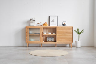seville wood sideboard ample storage