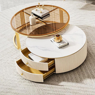 shirley sintered stone nesting coffee table