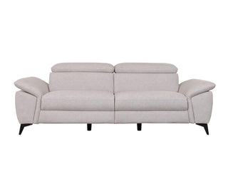 sleek annie top grain leather recliner sofa