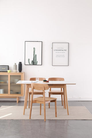 sleek carlo extendable wood dining table flexible design