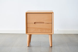 sleek oak bronte bedside design