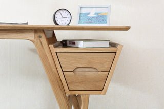 sleek sergio contemporary study table rounded edges