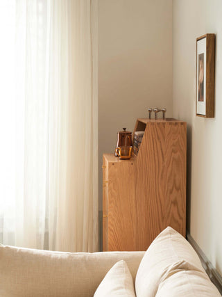 sleek sulmo slim chest of drawers