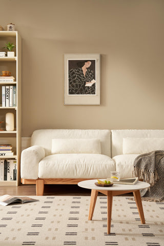 sol luxury wooden sofa