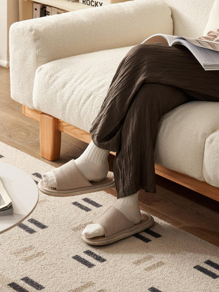 sol sofa oak wood elegance