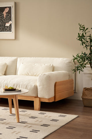 sol wooden frame two seater