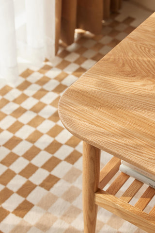 sola modern square coffee table natural