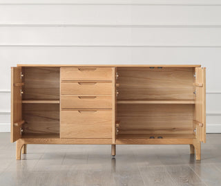 sophisticated sierra sideboard buffet oak
