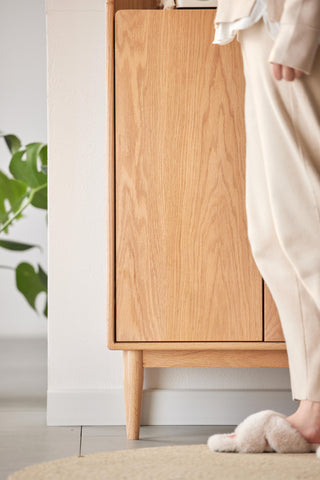 sorrento oak cabinet for home organization