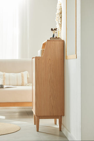 sorrento shoe cabinet side view