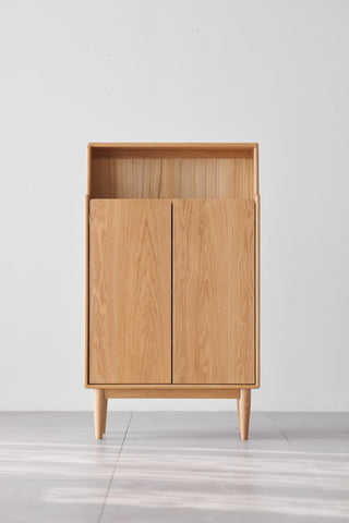 sorrento storage side cabinet oak