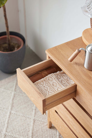 spacious vasto oak chest of drawers