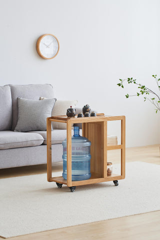 stylish arte glass top side table